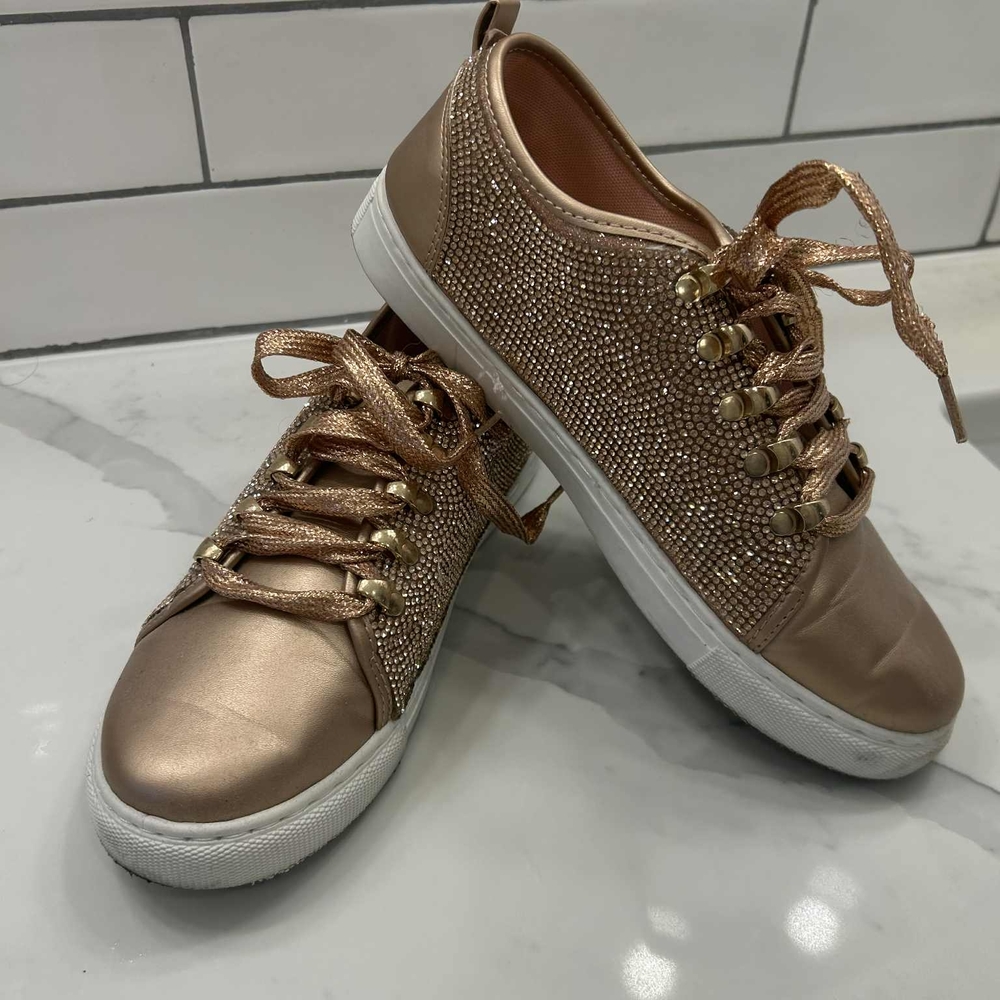 Pierre Dumas Rose Gold Women's Sneakers